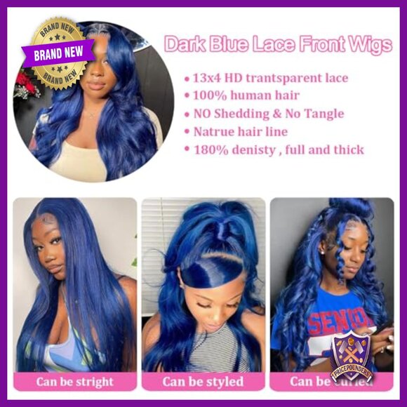 30 Inch Human Hair Lace Front Wig 180% Density Body Wave Glueless